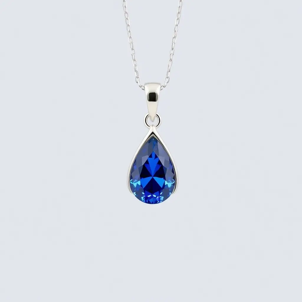 Sapphire Pendant Necklace