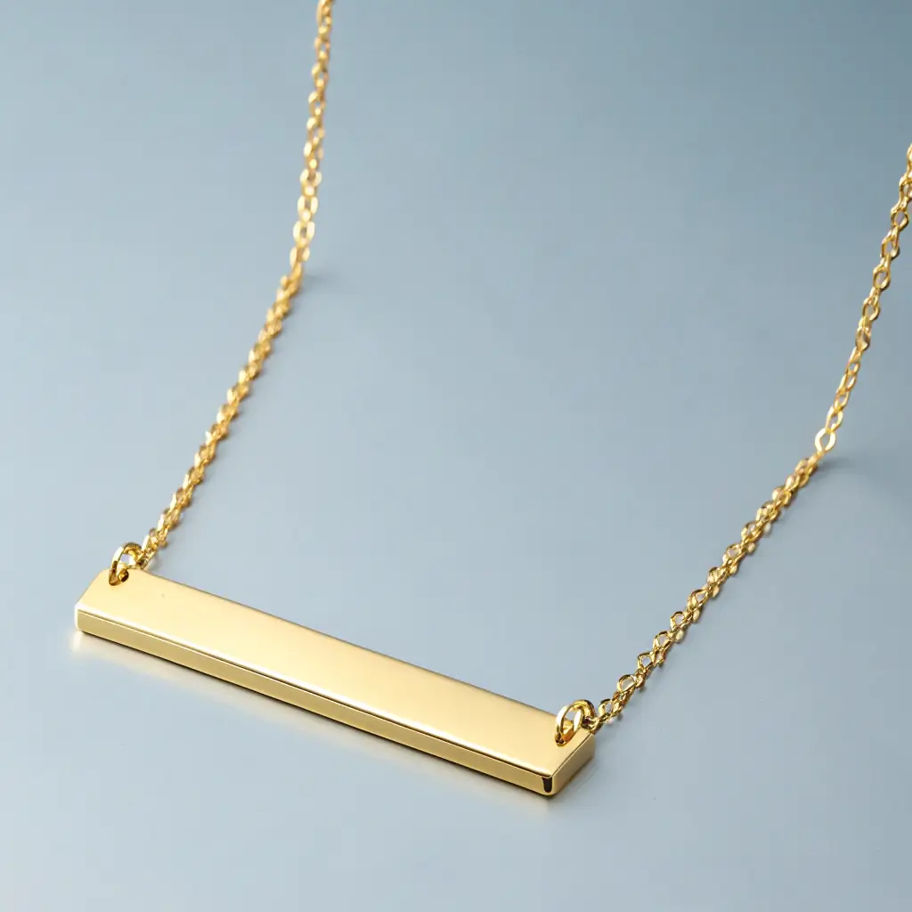 Gold Bar Necklace